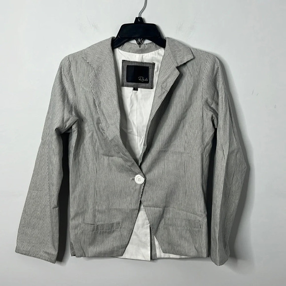 Rails Blue Striped Blazer - Picture 1 of 5